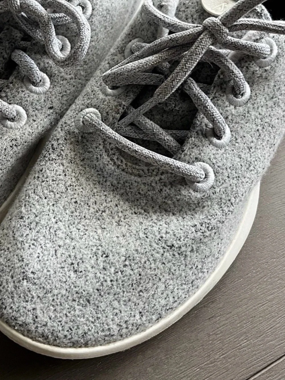 Allbirds “The Wool” Runners Light Gray Women's Size 8 Running Shoes